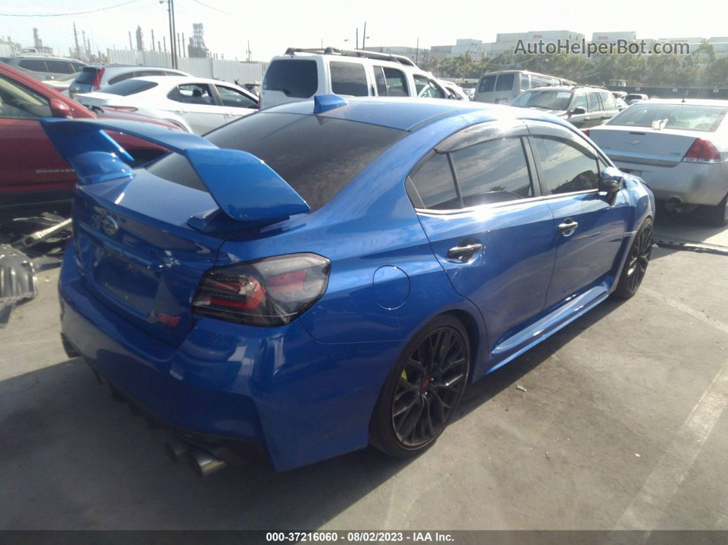 2021 Subaru Wrx Sti Blue vin: JF1VA2S63M9806082