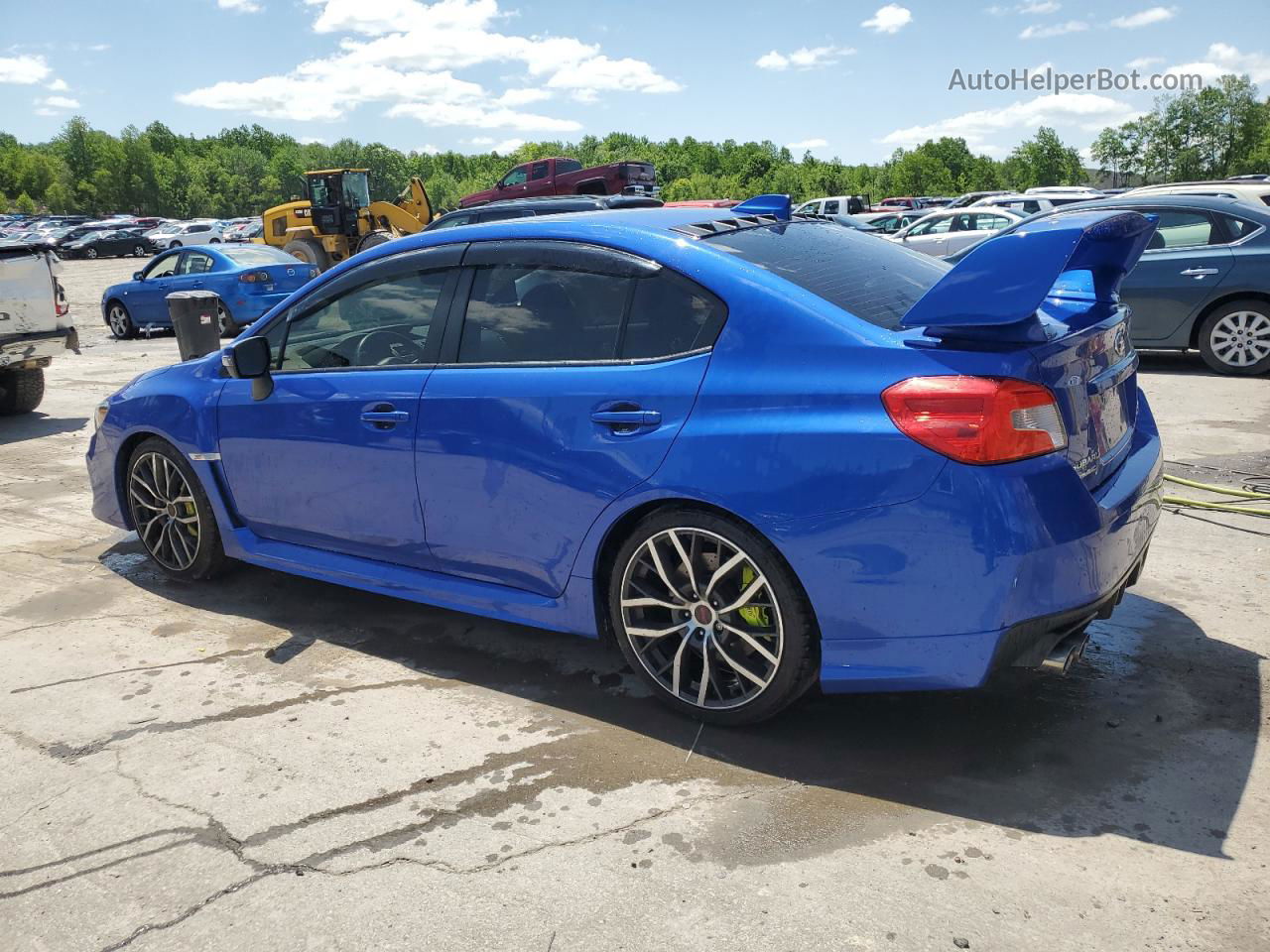 2021 Subaru Wrx Sti Blue vin: JF1VA2S64M9814031