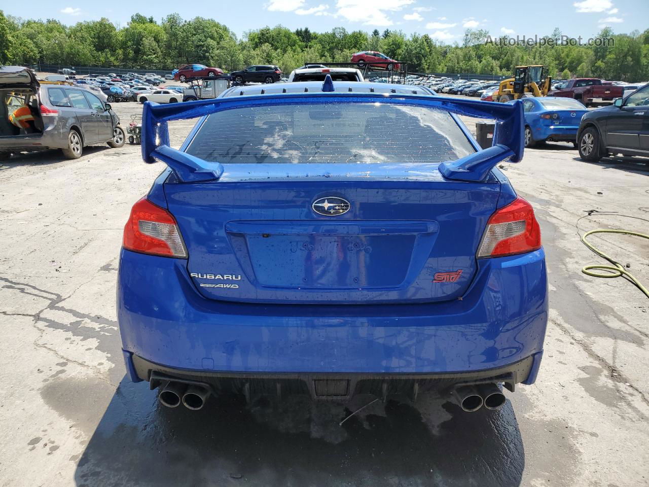 2021 Subaru Wrx Sti Blue vin: JF1VA2S64M9814031