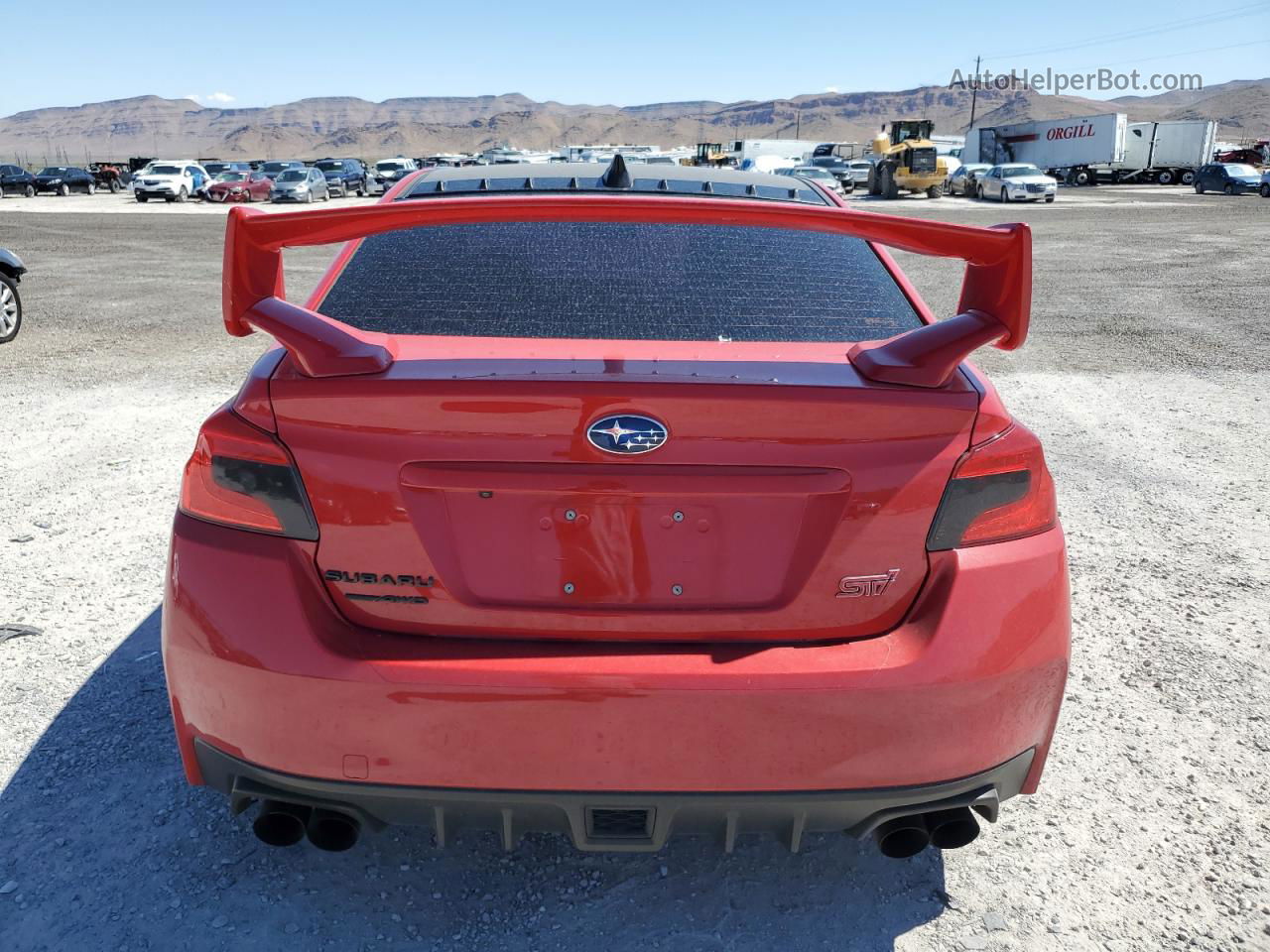 2021 Subaru Wrx Sti Red vin: JF1VA2S64M9818192