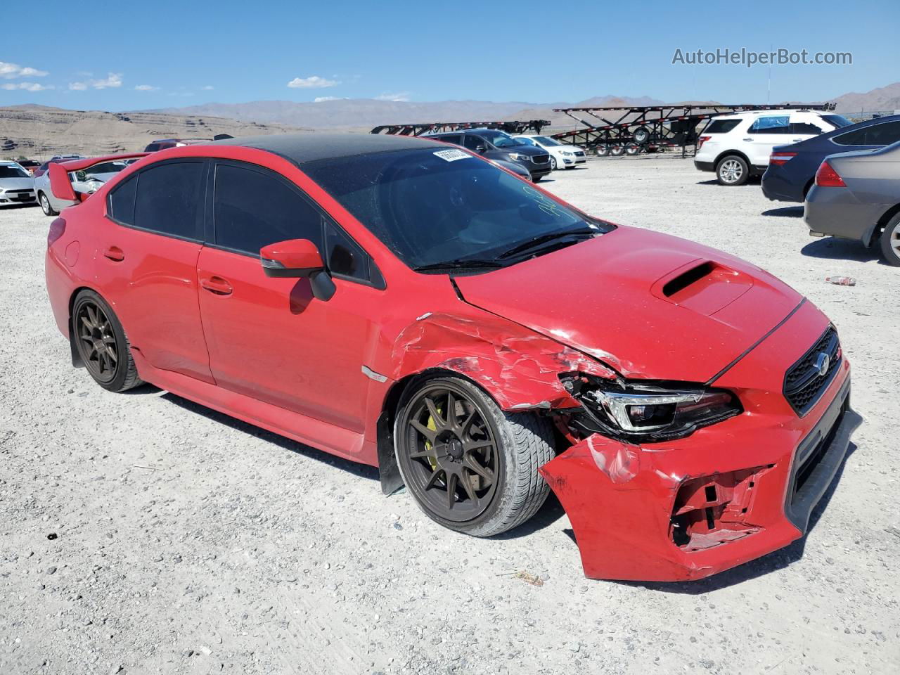 2021 Subaru Wrx Sti Red vin: JF1VA2S64M9818192