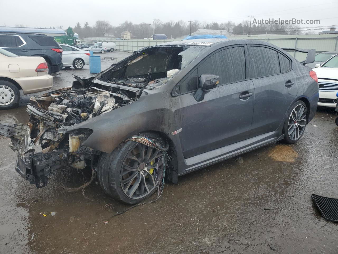 2020 Subaru Wrx Sti Gray vin: JF1VA2S65L9812142