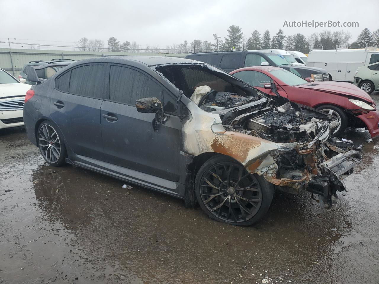 2020 Subaru Wrx Sti Gray vin: JF1VA2S65L9812142