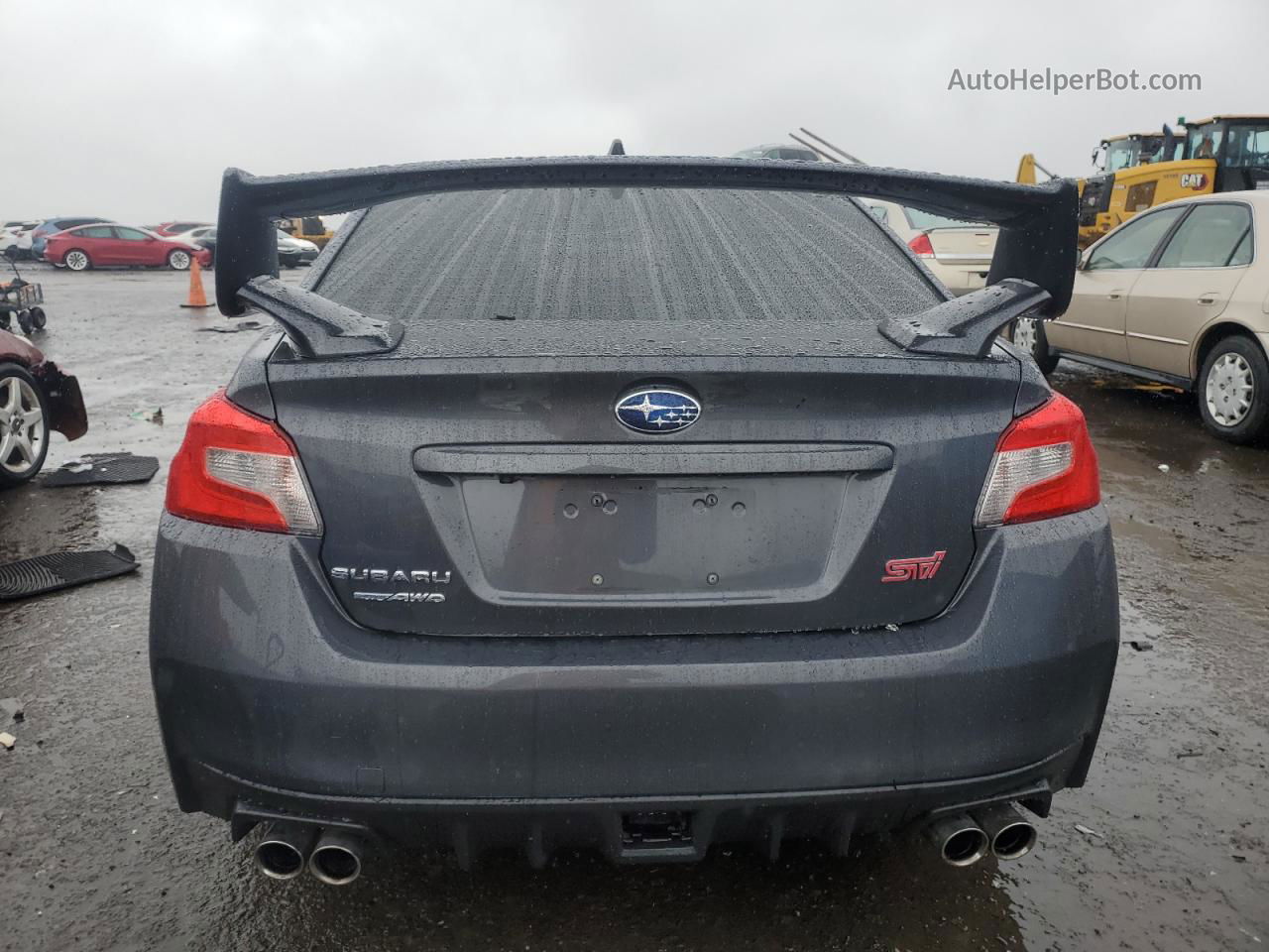 2020 Subaru Wrx Sti Gray vin: JF1VA2S65L9812142