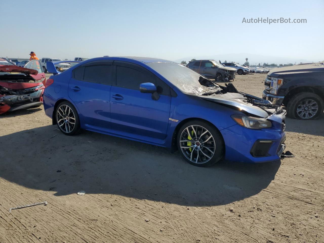 2020 Subaru Wrx Sti Blue vin: JF1VA2S66L9827703