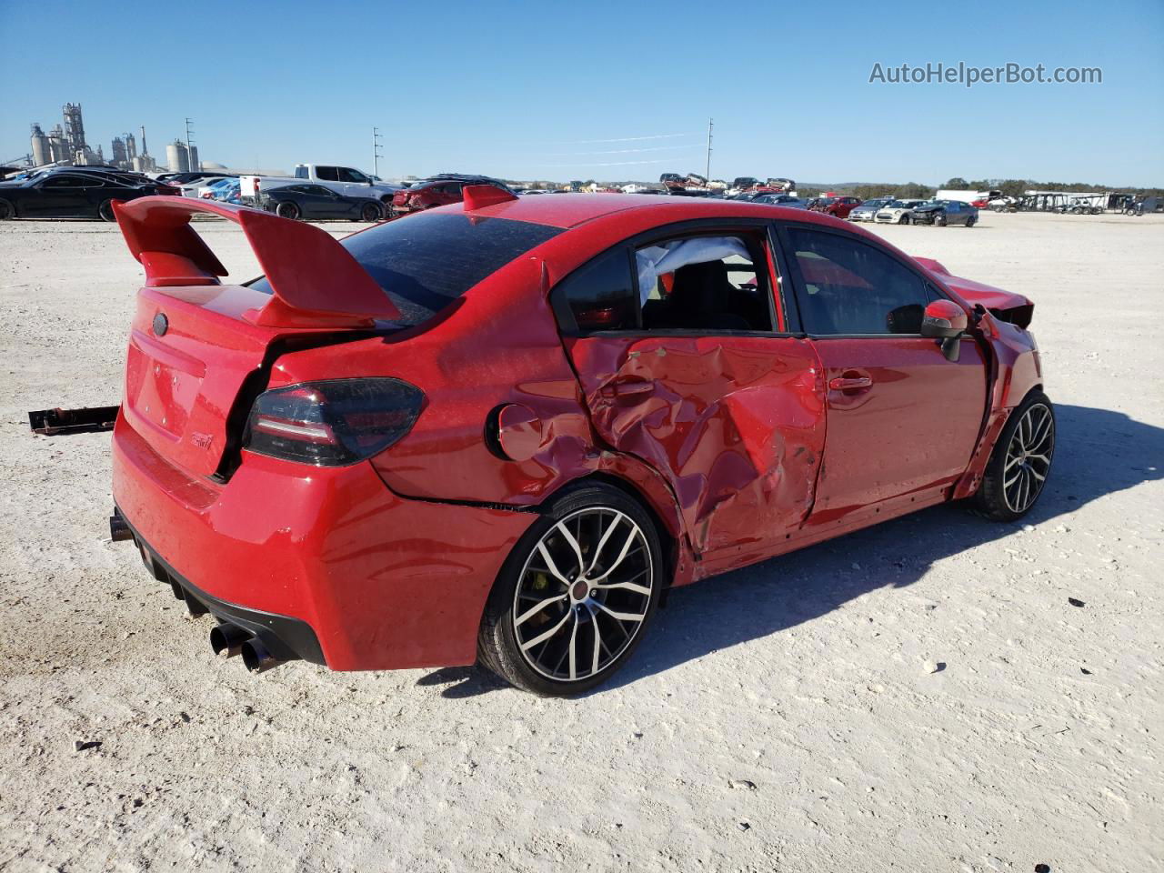 2021 Subaru Wrx Sti Red vin: JF1VA2S68M9820754