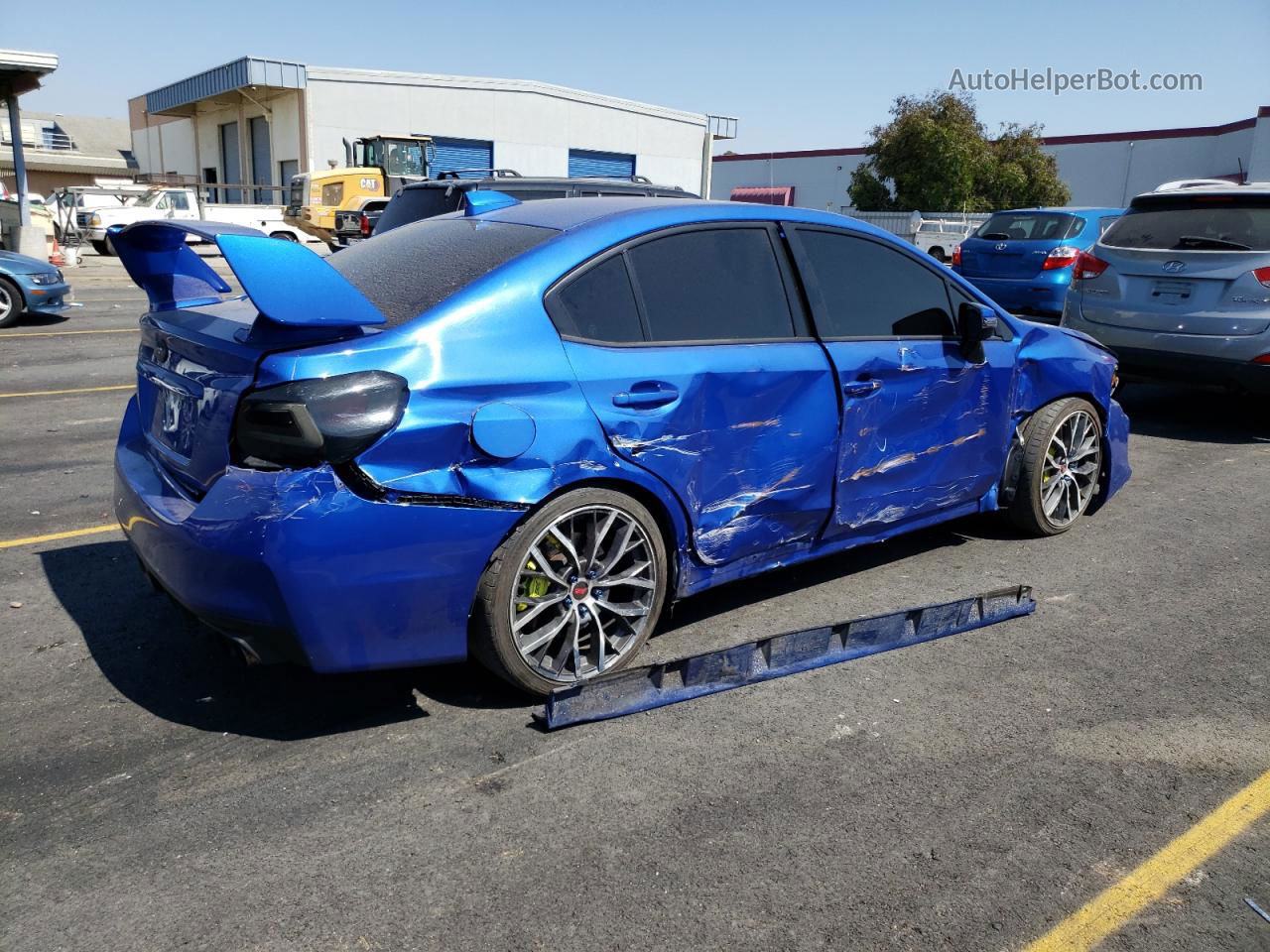 2020 Subaru Wrx Sti Blue vin: JF1VA2S69L9813441