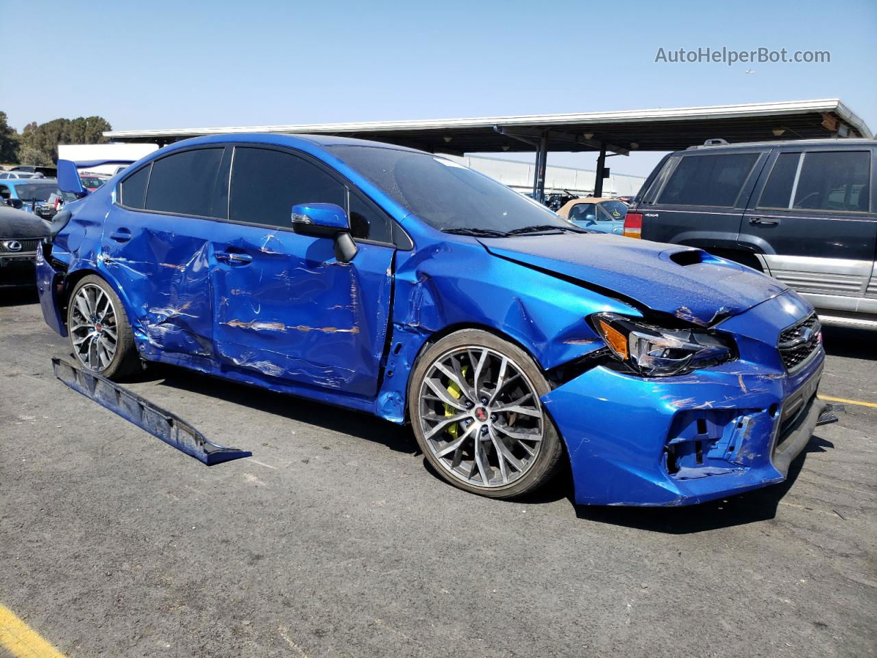 2020 Subaru Wrx Sti Blue vin: JF1VA2S69L9813441