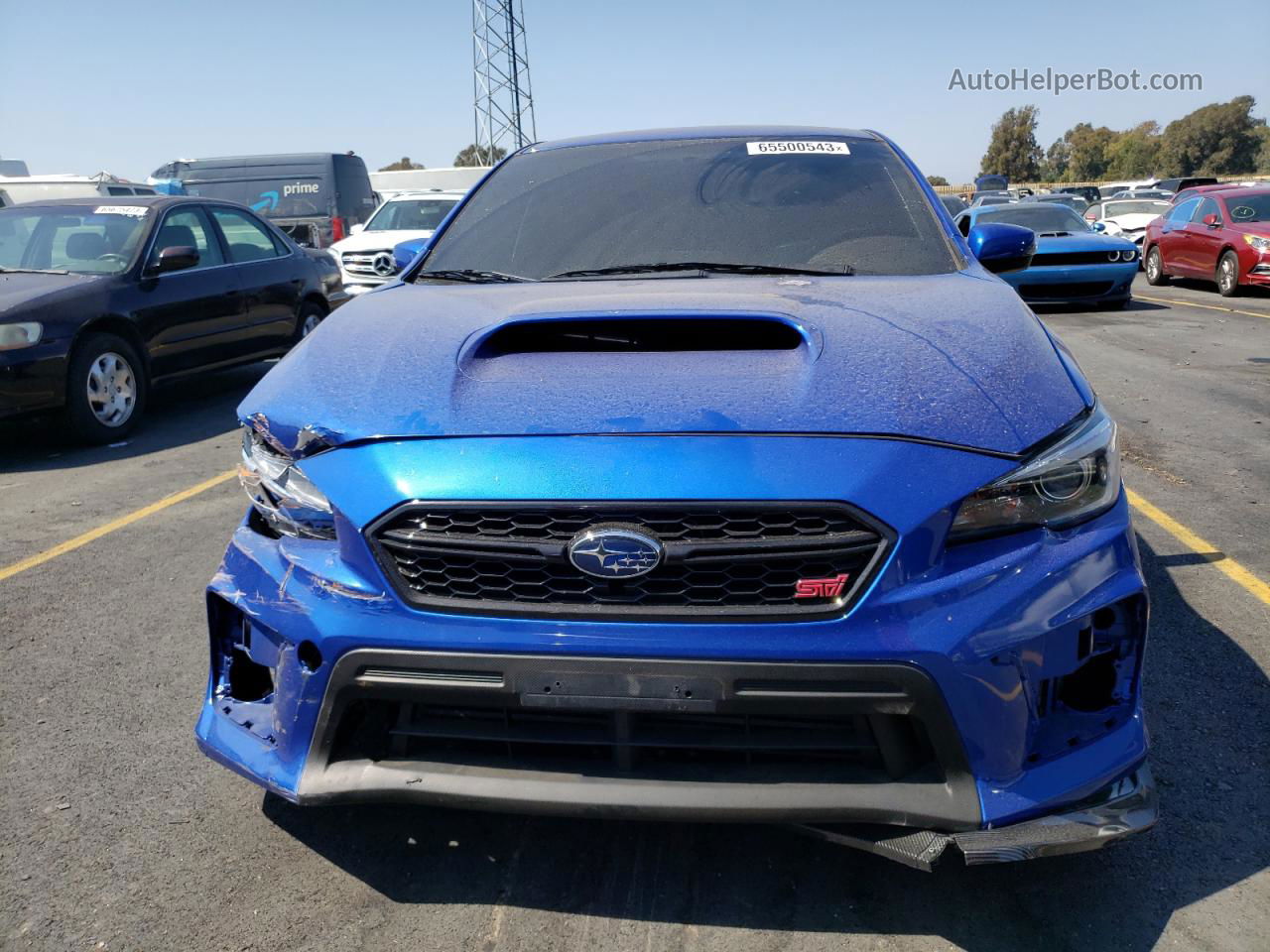 2020 Subaru Wrx Sti Blue vin: JF1VA2S69L9813441