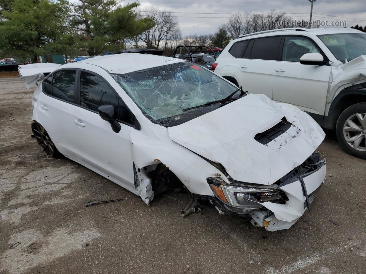 2020 Subaru Wrx Sti White vin: JF1VA2S69L9813570