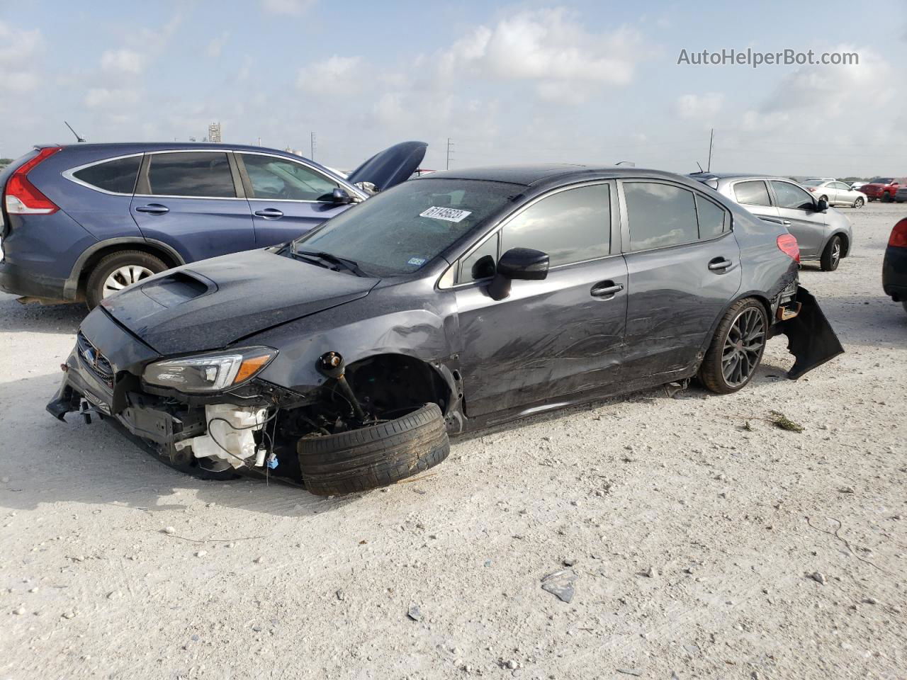 2018 Subaru Wrx Sti Limited Charcoal vin: JF1VA2T64J9837626