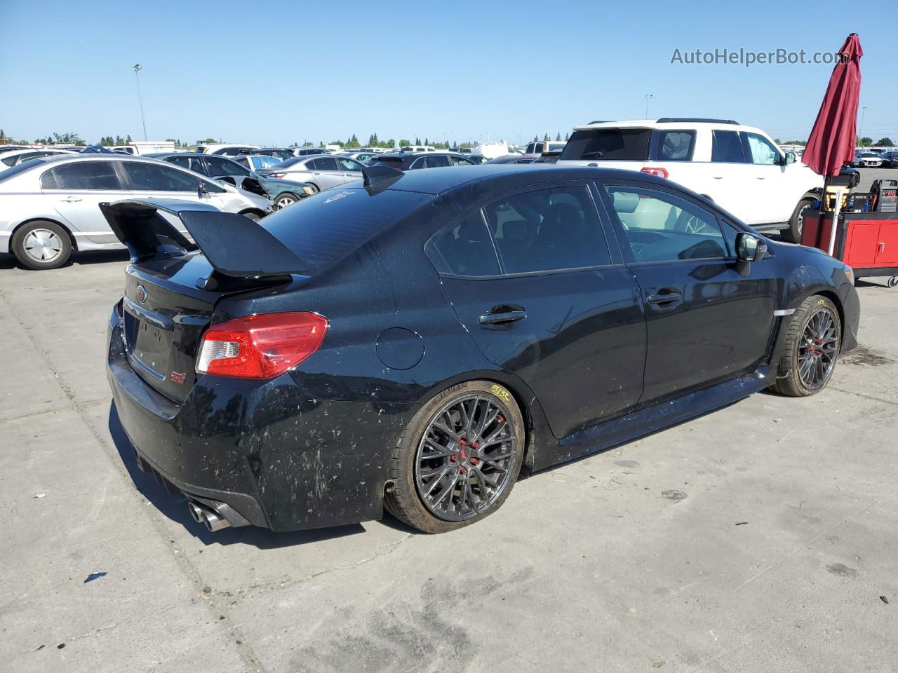 2017 Subaru Wrx Sti Black vin: JF1VA2V61H9841317