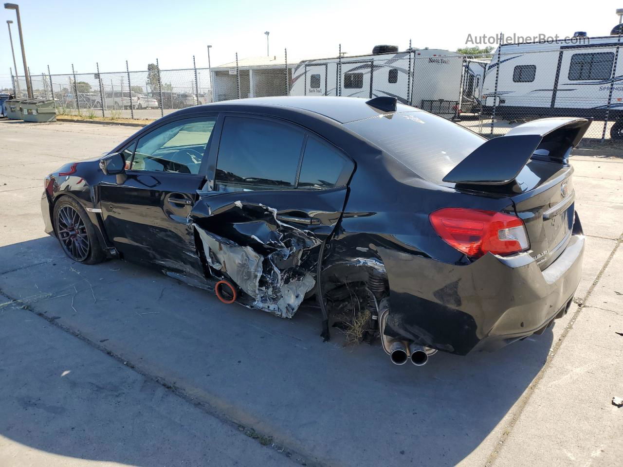 2017 Subaru Wrx Sti Черный vin: JF1VA2V61H9841317