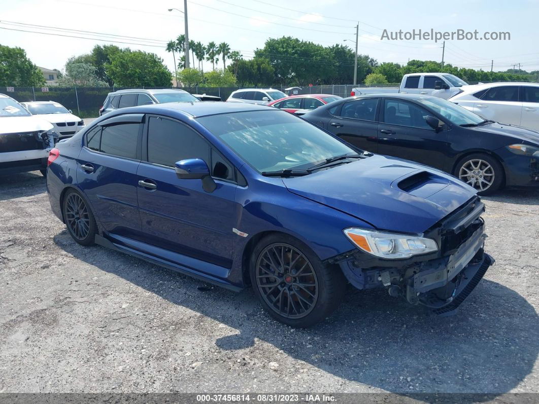 2017 Subaru Wrx Sti Blue vin: JF1VA2V62H9818340