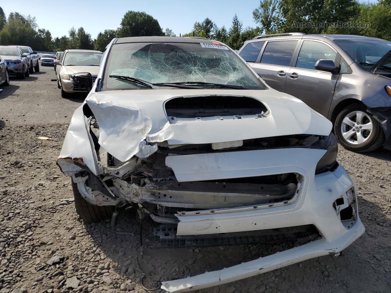 2017 Subaru Wrx Sti White vin: JF1VA2V67H9818382