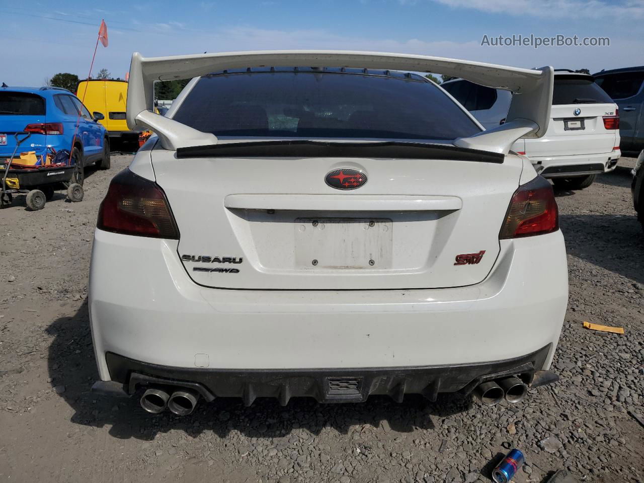 2017 Subaru Wrx Sti White vin: JF1VA2V67H9818382