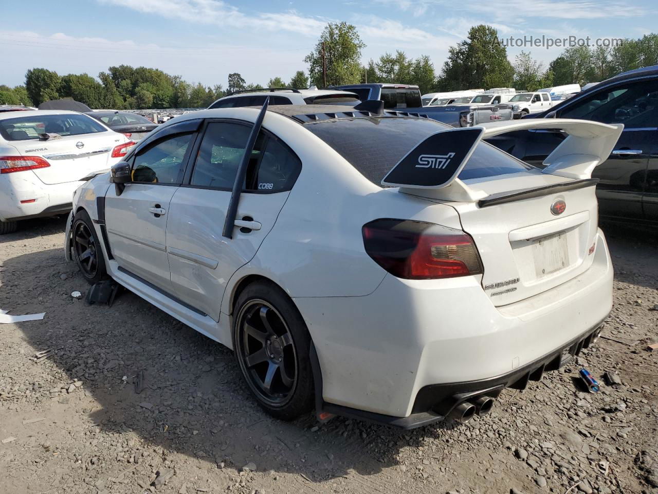 2017 Subaru Wrx Sti White vin: JF1VA2V67H9818382