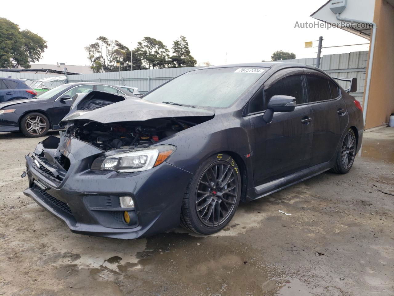 2017 Subaru Wrx Sti Угольный vin: JF1VA2V67H9824201