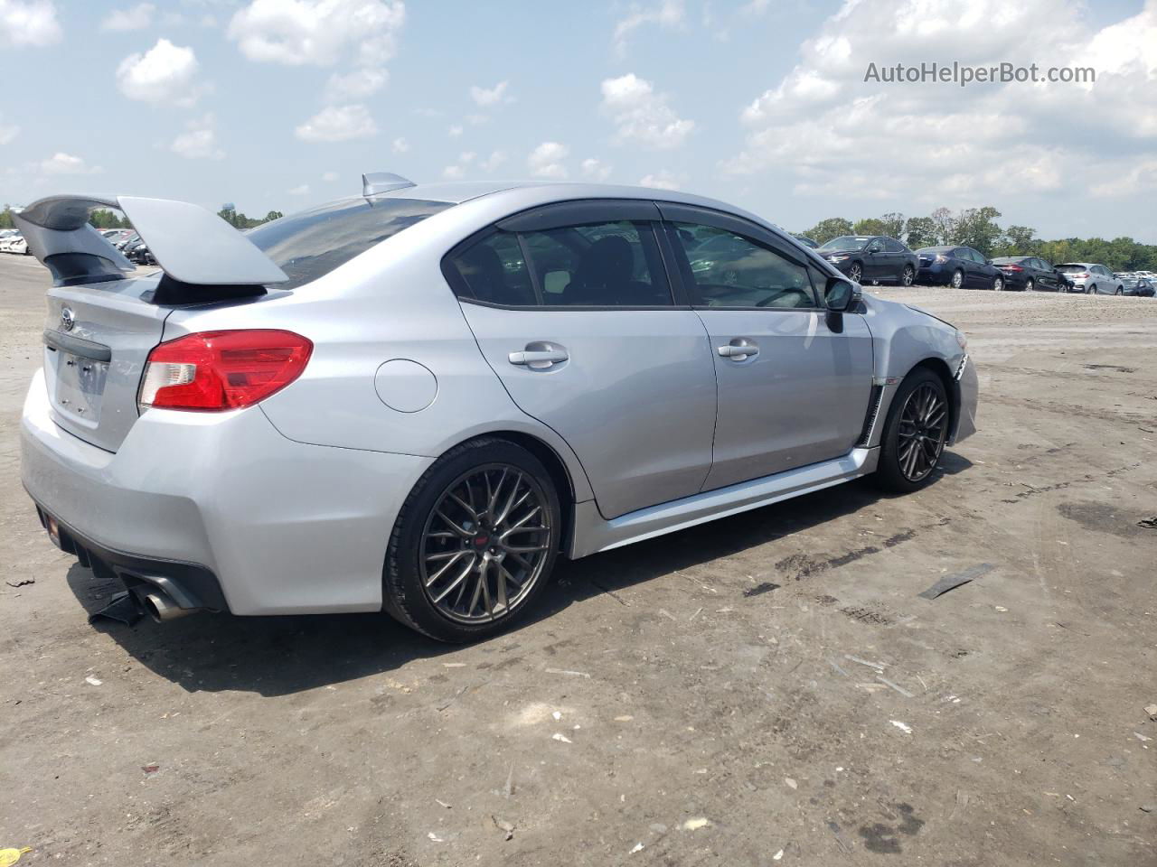 2017 Subaru Wrx Sti Silver vin: JF1VA2V69H9800174