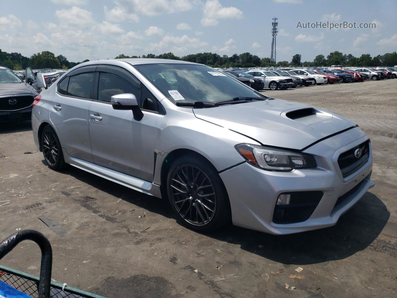 2017 Subaru Wrx Sti Silver vin: JF1VA2V69H9800174