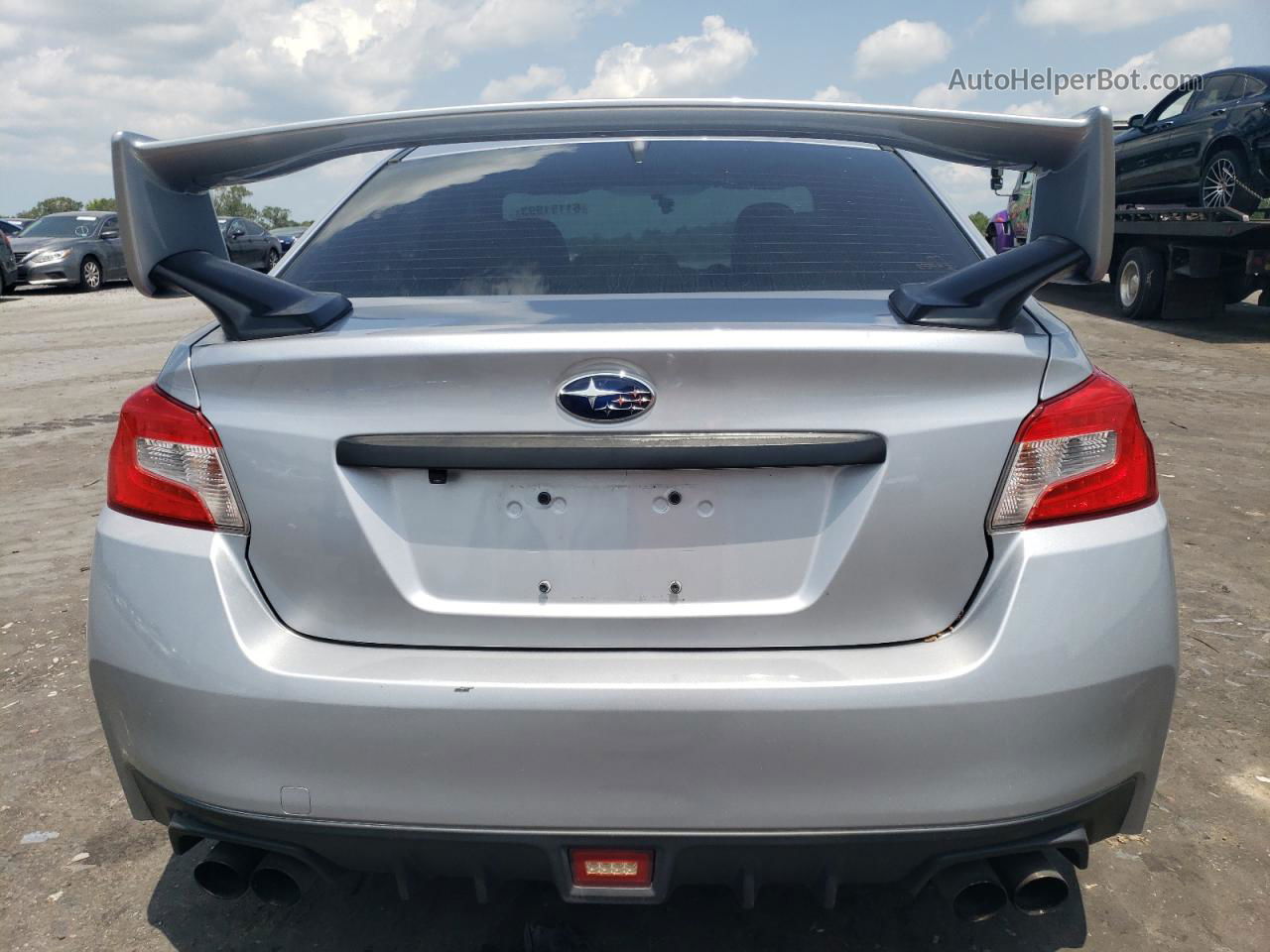 2017 Subaru Wrx Sti Silver vin: JF1VA2V69H9800174