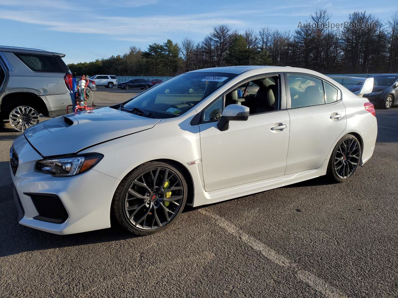 2018 Subaru Wrx Sti Limited White vin: JF1VA2W60J9835402