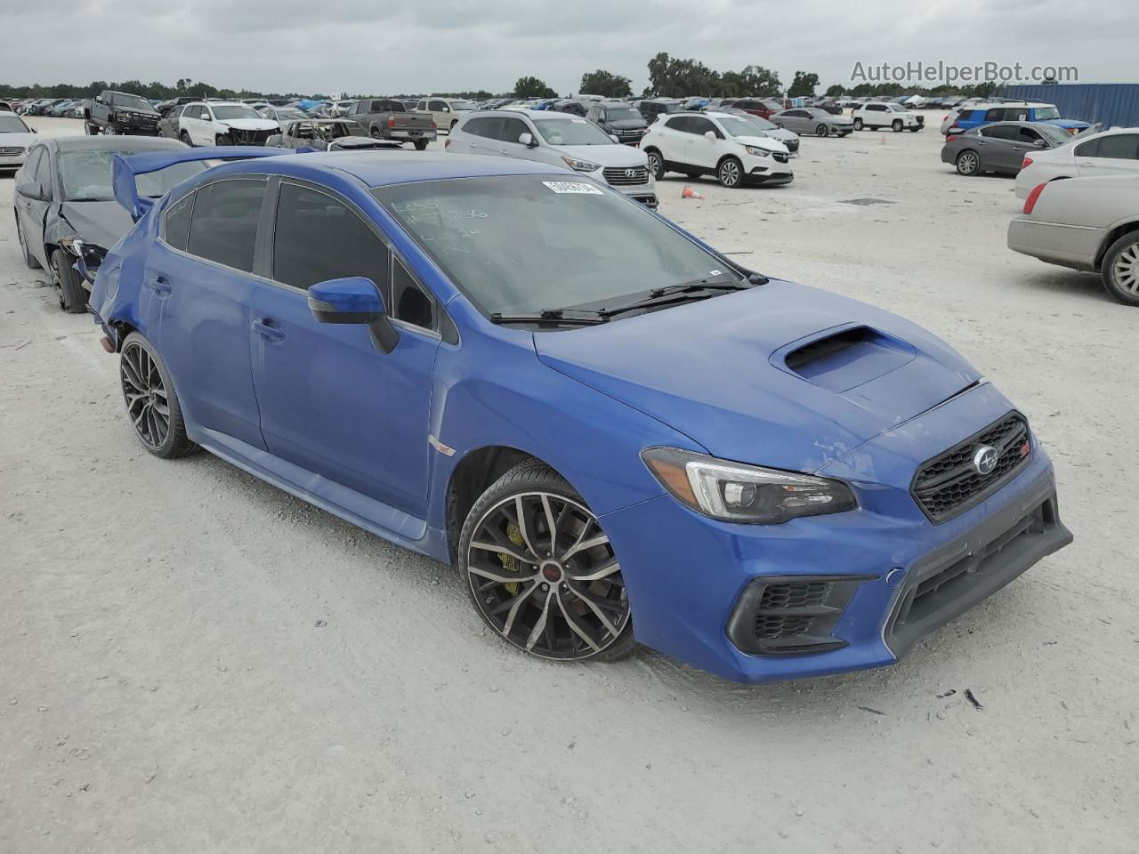 2021 Subaru Wrx Sti Limited Синий vin: JF1VA2W62M9821795