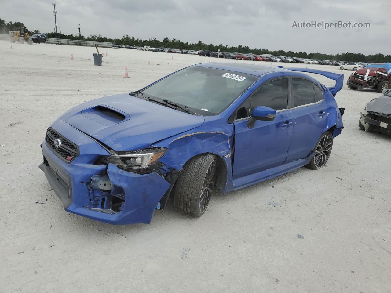 2021 Subaru Wrx Sti Limited Синий vin: JF1VA2W62M9821795