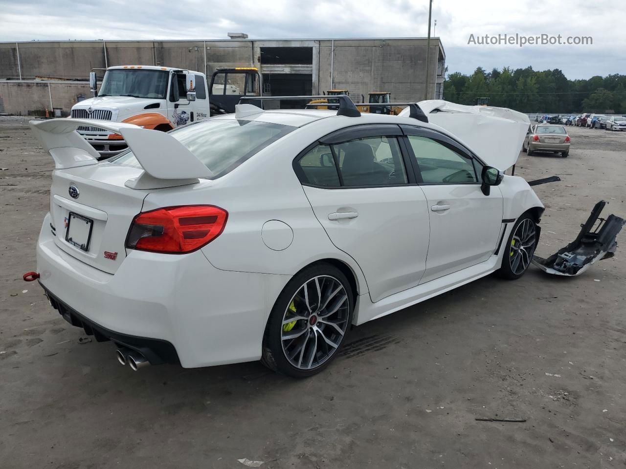 2021 Subaru Wrx Sti Limited Белый vin: JF1VA2W63M9816119