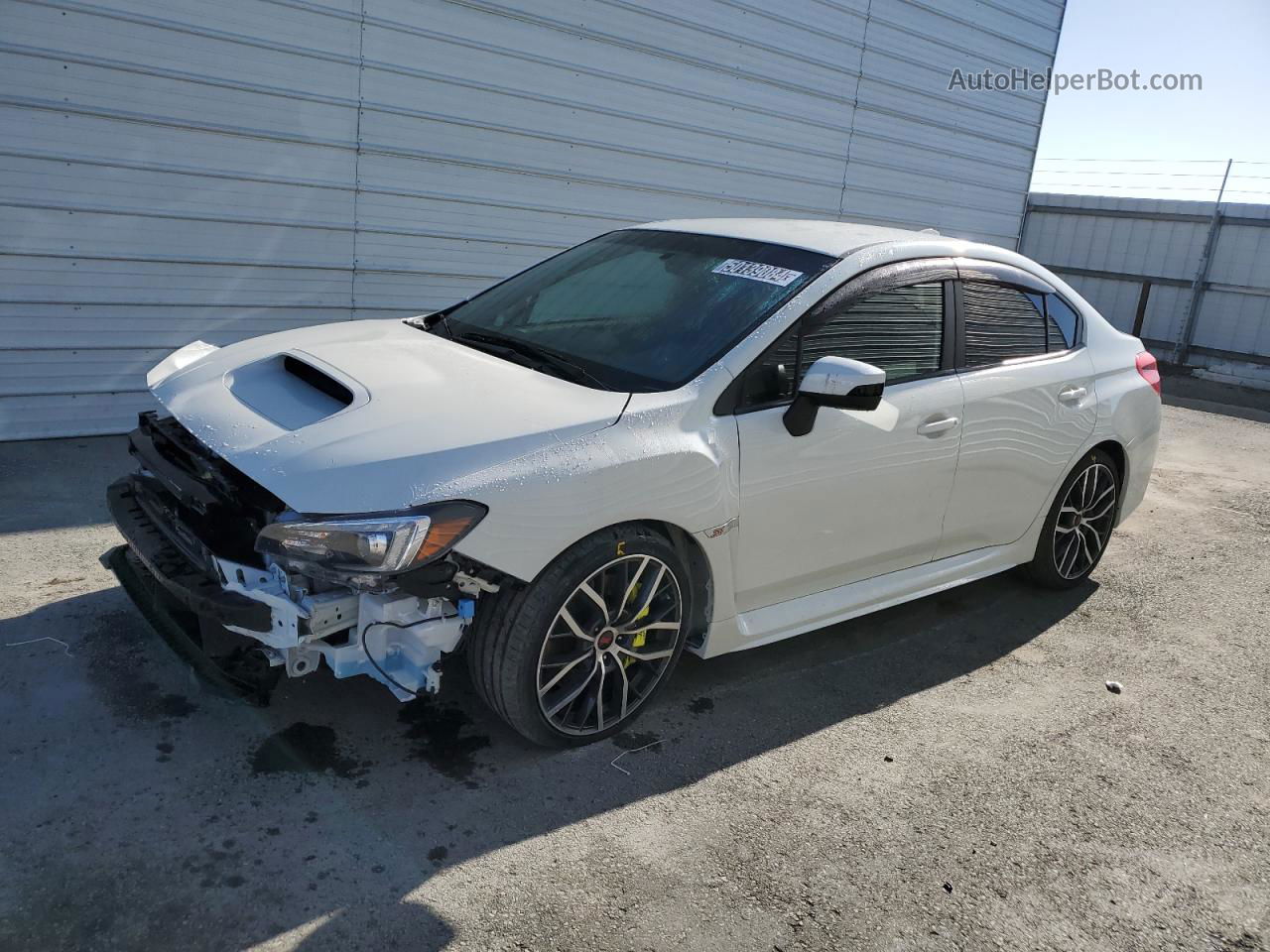 2021 Subaru Wrx Sti Limited White vin: JF1VA2W63M9817027