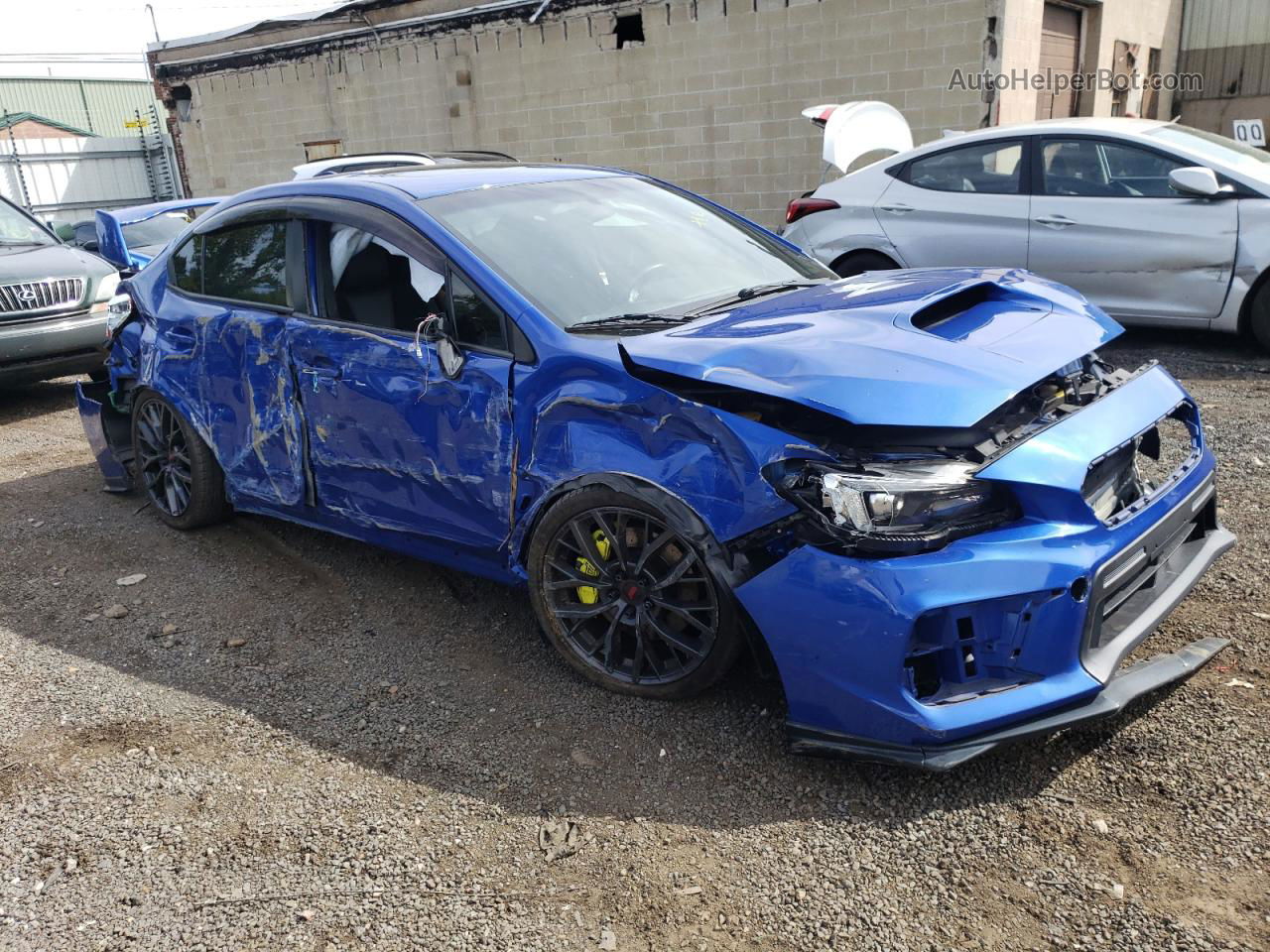 2018 Subaru Wrx Sti Limited Blue vin: JF1VA2W64J9804783