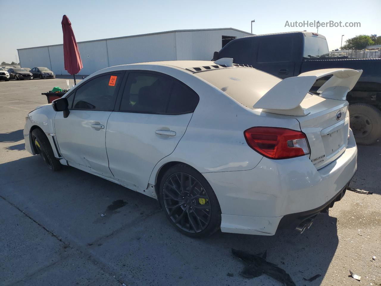 2018 Subaru Wrx Sti Limited White vin: JF1VA2W65J9828882