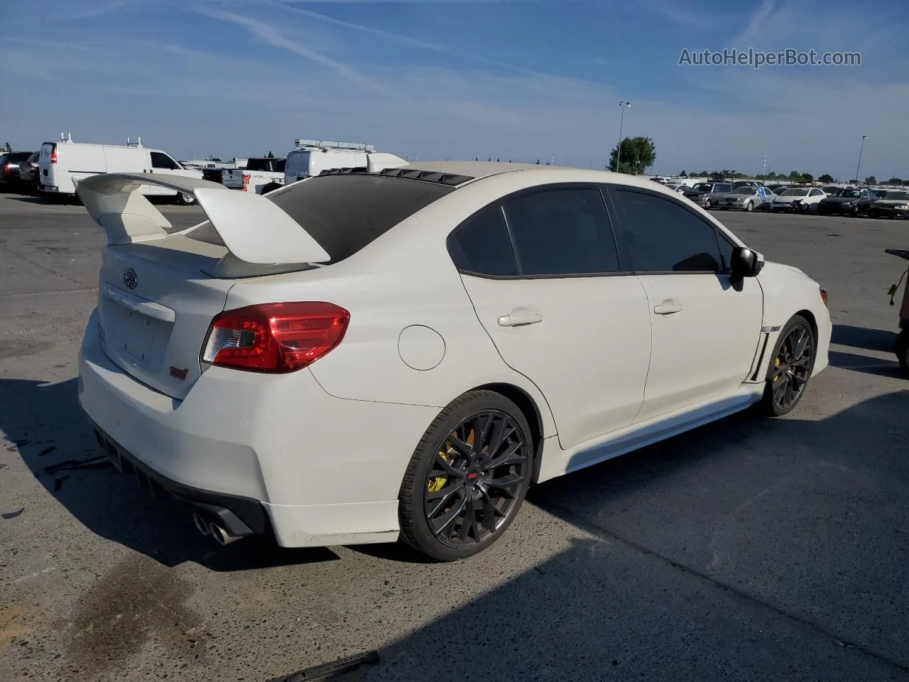 2018 Subaru Wrx Sti Limited Белый vin: JF1VA2W65J9828882