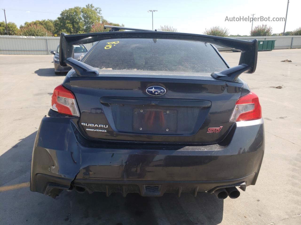 2018 Subaru Wrx Sti Limited Charcoal vin: JF1VA2W65J9836321