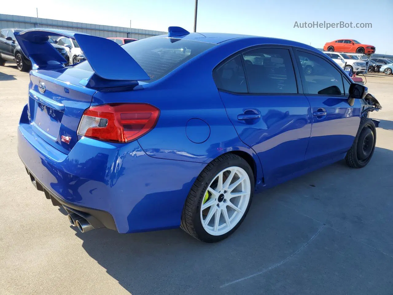 2021 Subaru Wrx Sti Limited Blue vin: JF1VA2W66M9818222