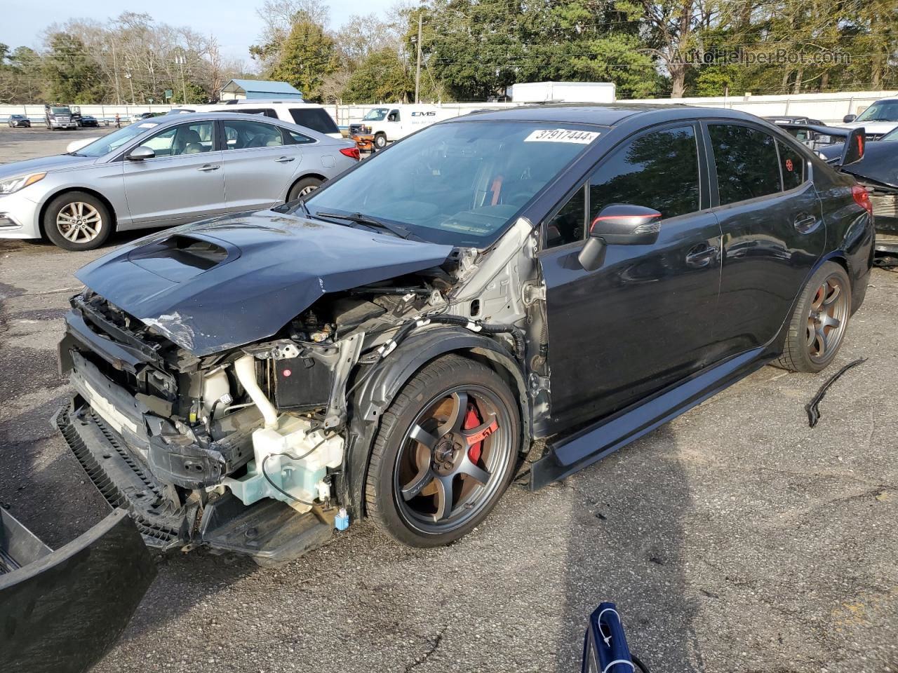 2018 Subaru Wrx Sti Limited Black vin: JF1VA2W68J9838368