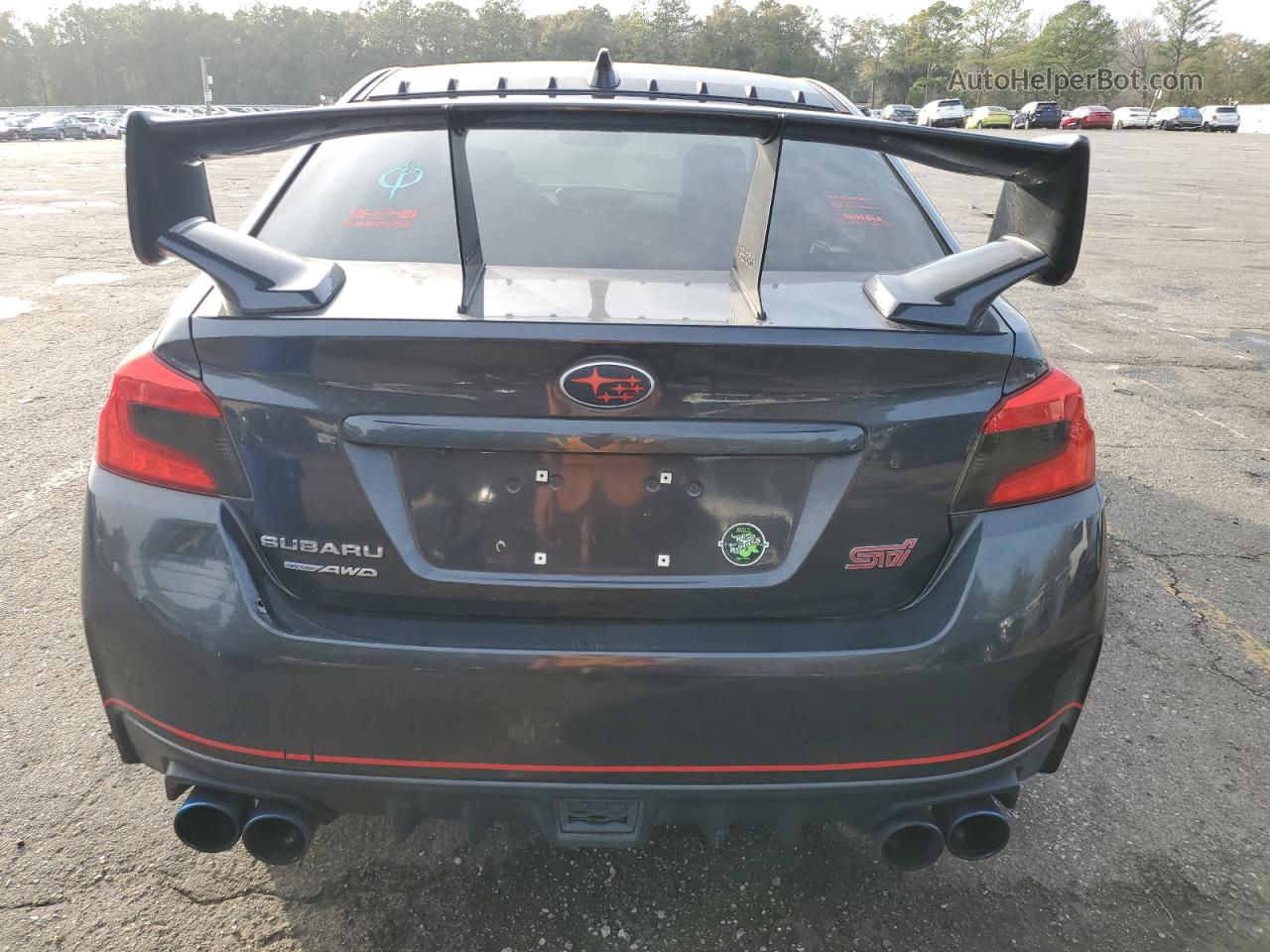 2018 Subaru Wrx Sti Limited Black vin: JF1VA2W68J9838368