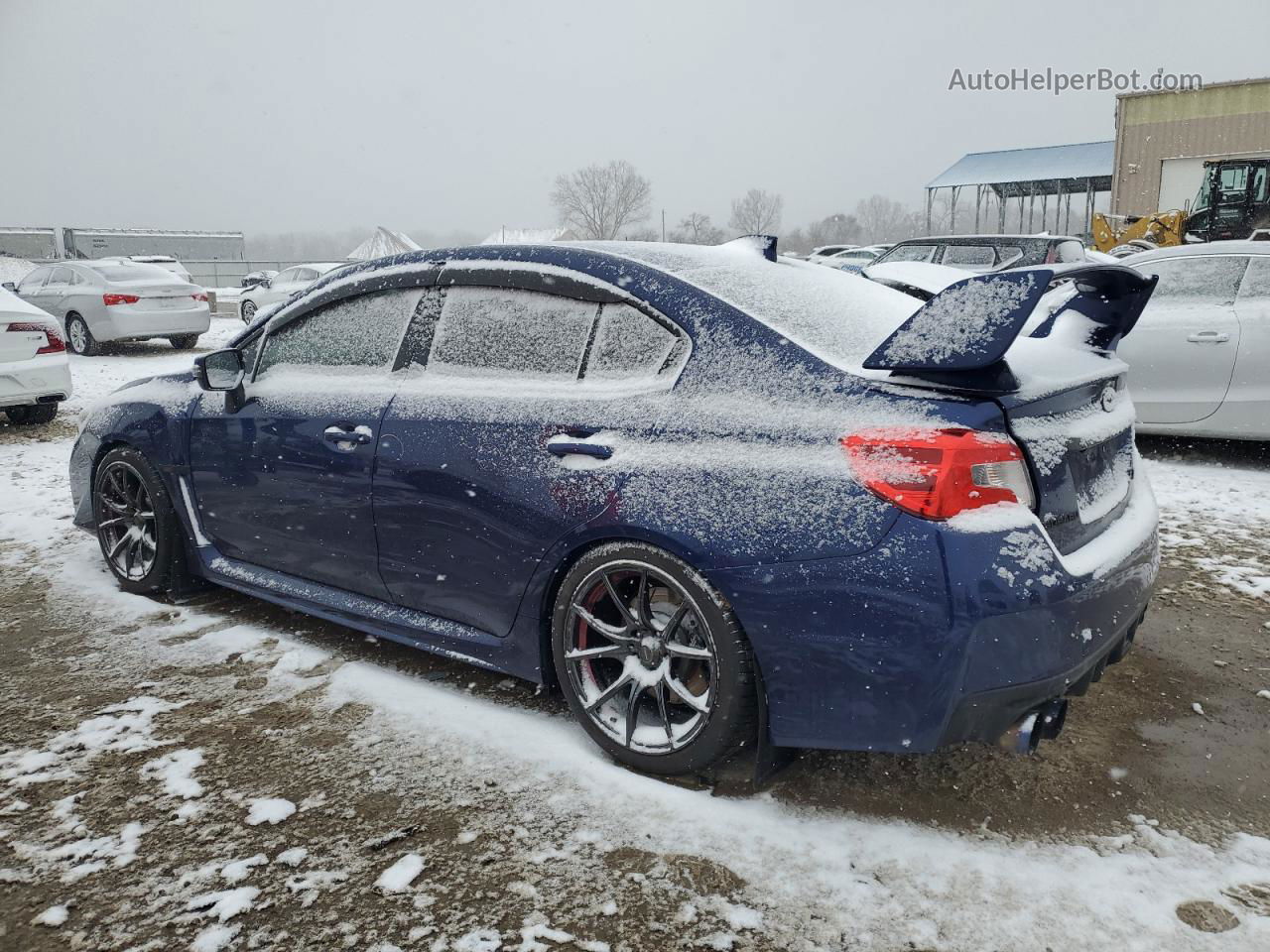 2017 Subaru Wrx Sti Limited Синий vin: JF1VA2Y60H9800754