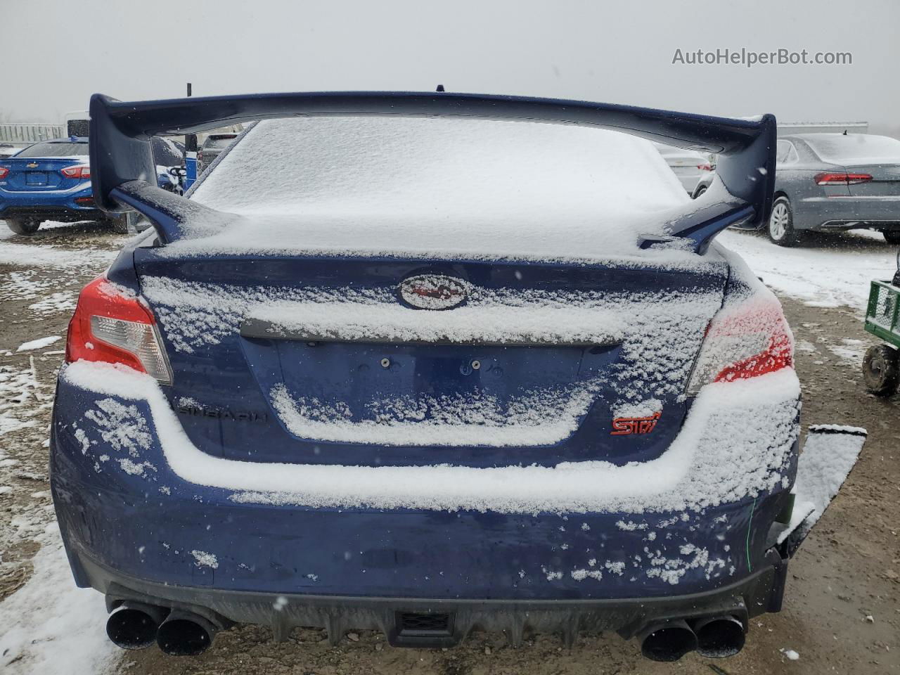 2017 Subaru Wrx Sti Limited Blue vin: JF1VA2Y60H9800754