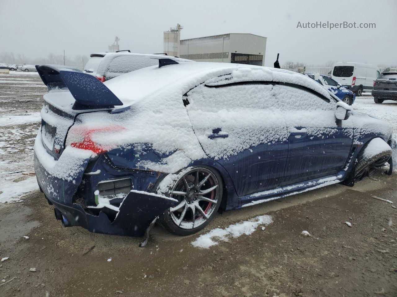 2017 Subaru Wrx Sti Limited Blue vin: JF1VA2Y60H9800754