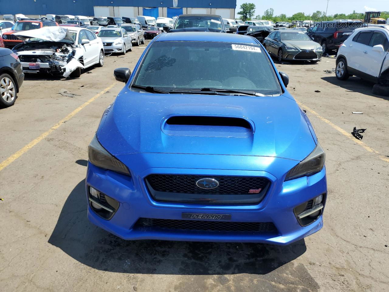 2017 Subaru Wrx Sti Limited Blue vin: JF1VA2Y61H9804053