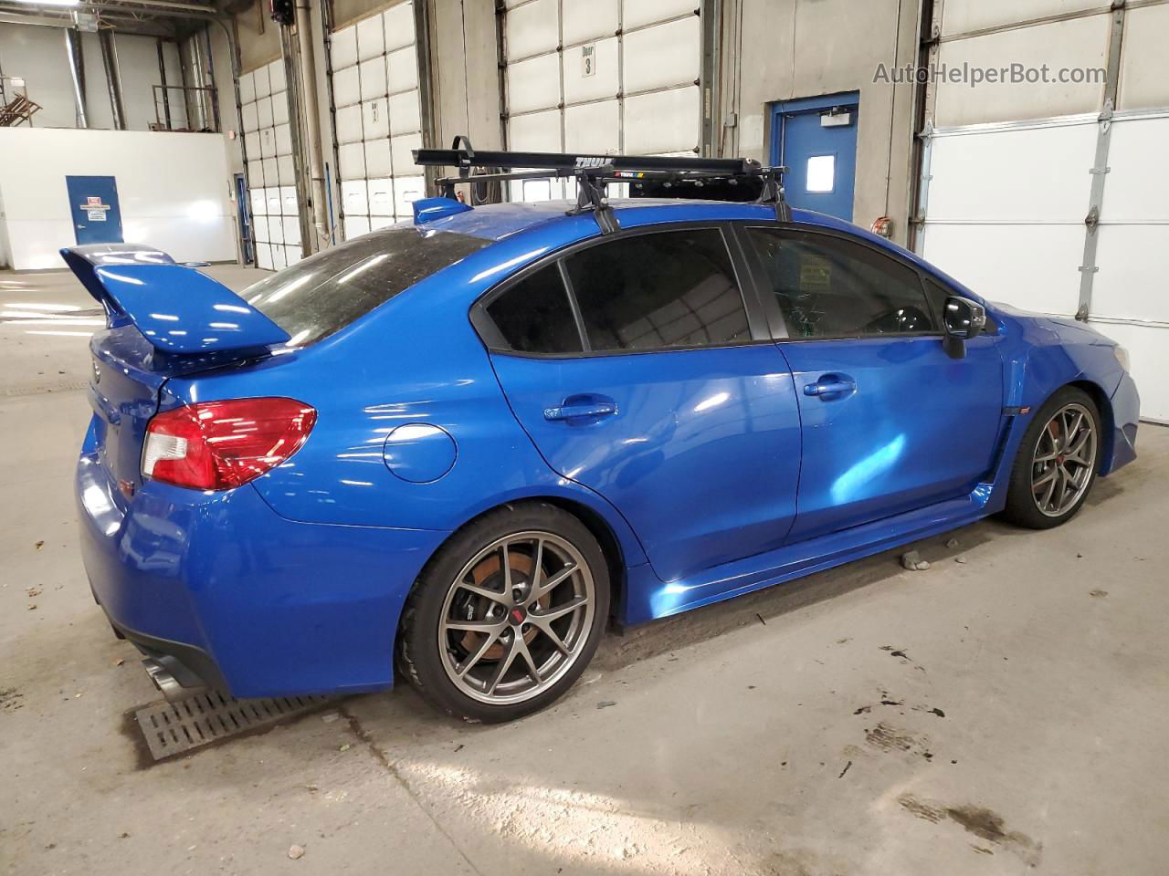 2017 Subaru Wrx Sti Limited Blue vin: JF1VA2Y62H9825607