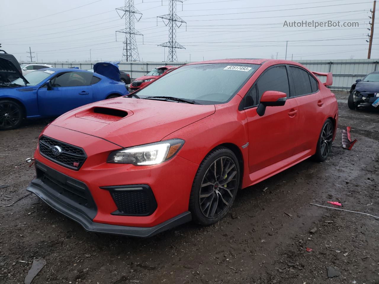 2020 Subaru Wrx Sti Limited Red vin: JF1VA2Y62L9832839