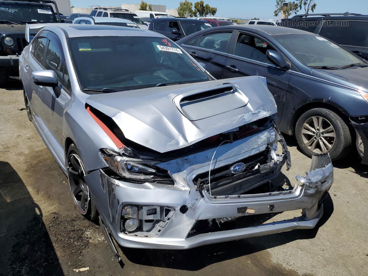 2017 Subaru Wrx Sti Limited Silver vin: JF1VA2Y65H9842045