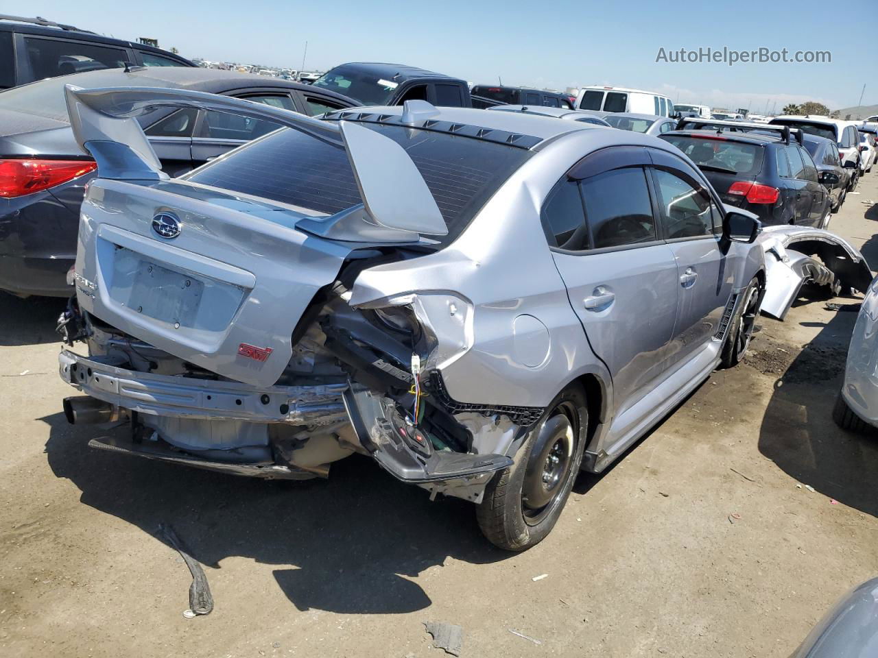 2017 Subaru Wrx Sti Limited Silver vin: JF1VA2Y65H9842045