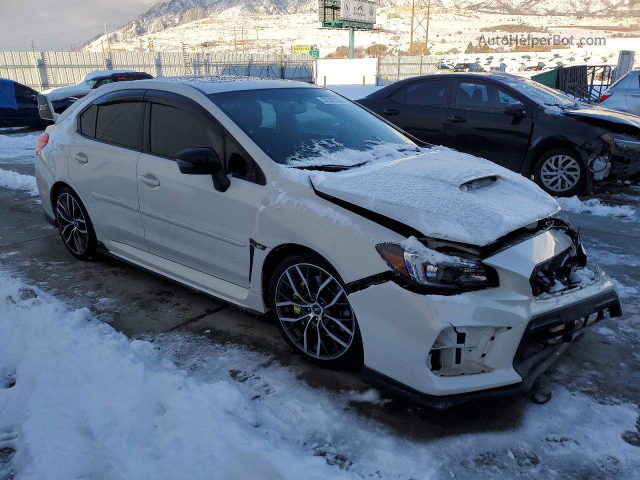 2020 Subaru Wrx Sti Limited White vin: JF1VA2Y65L9820782