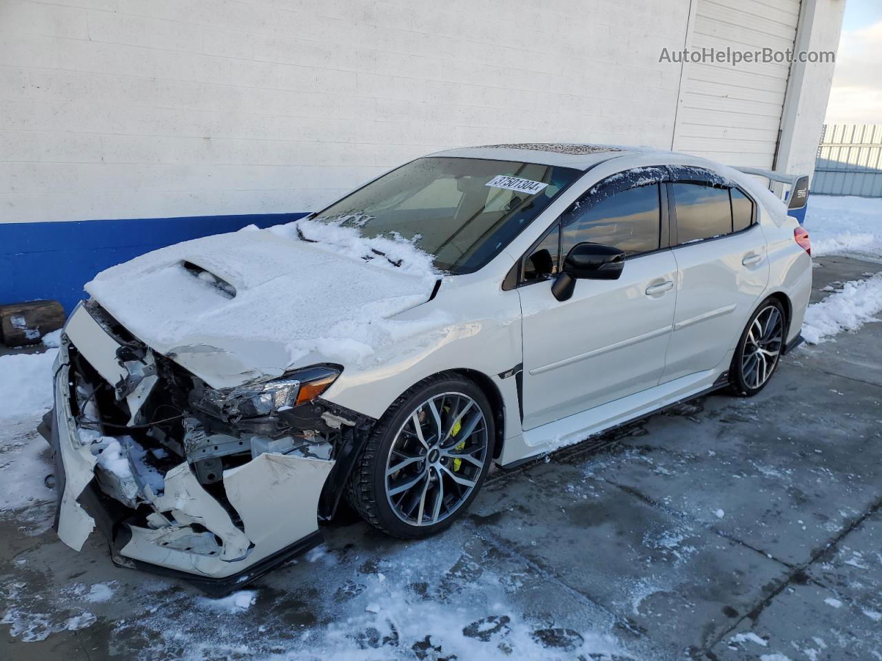 2020 Subaru Wrx Sti Limited White vin: JF1VA2Y65L9820782