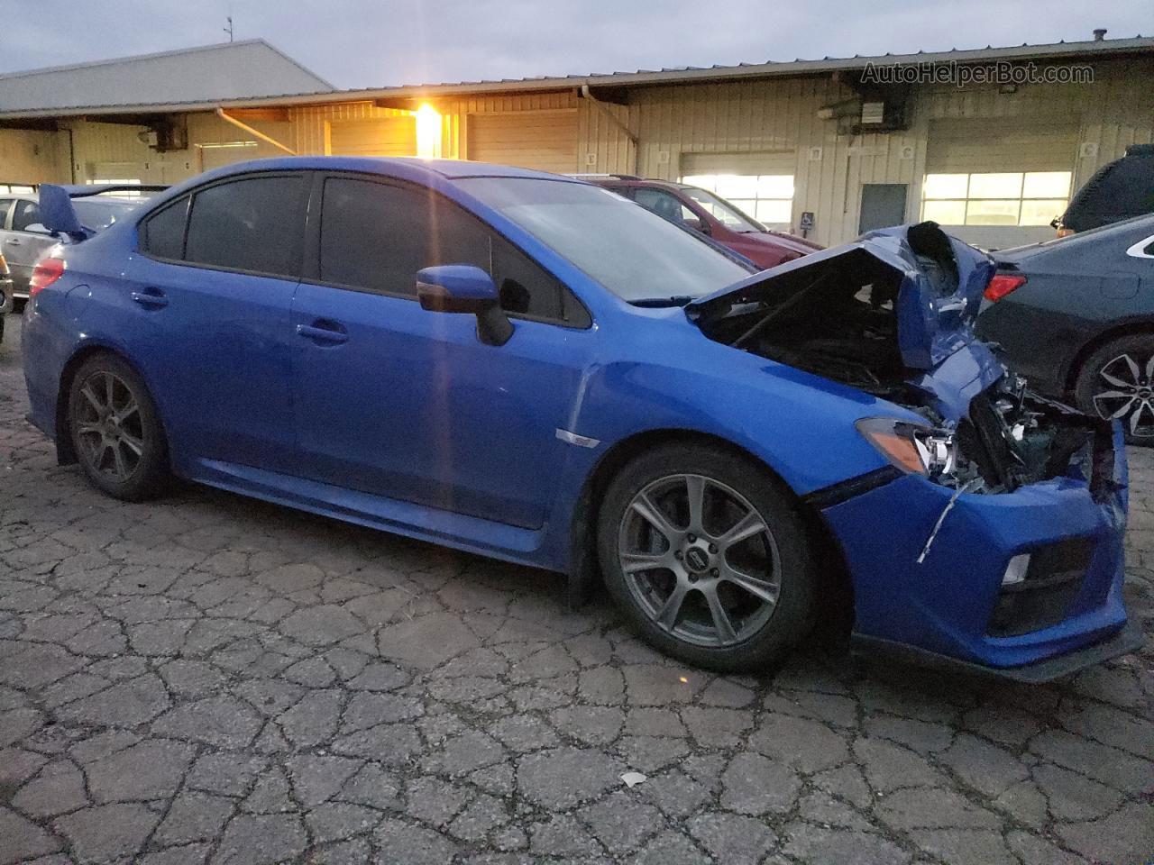 2017 Subaru Wrx Sti Limited Синий vin: JF1VA2Y69H9821523