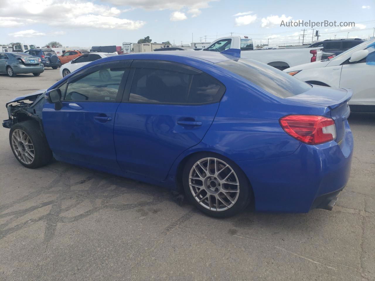 2017 Subaru Wrx Sti Limited Синий vin: JF1VA2Z62H9804951