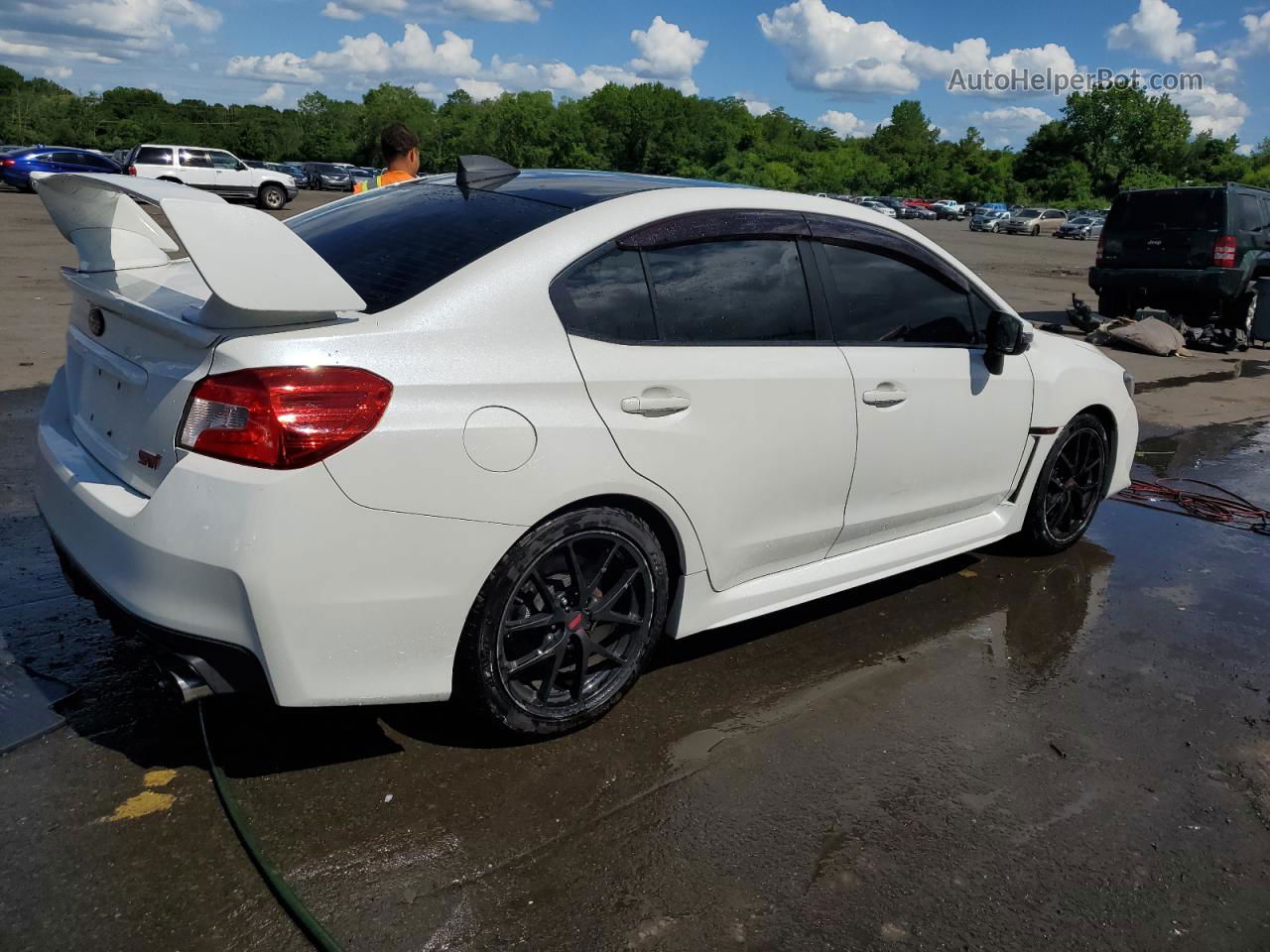 2017 Subaru Wrx Sti Limited White vin: JF1VA2Z64H9801386